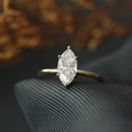 Moissanita Marquesa 1.50cts Media Caña