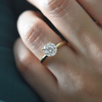 Anillo Moissanita 1.20cts