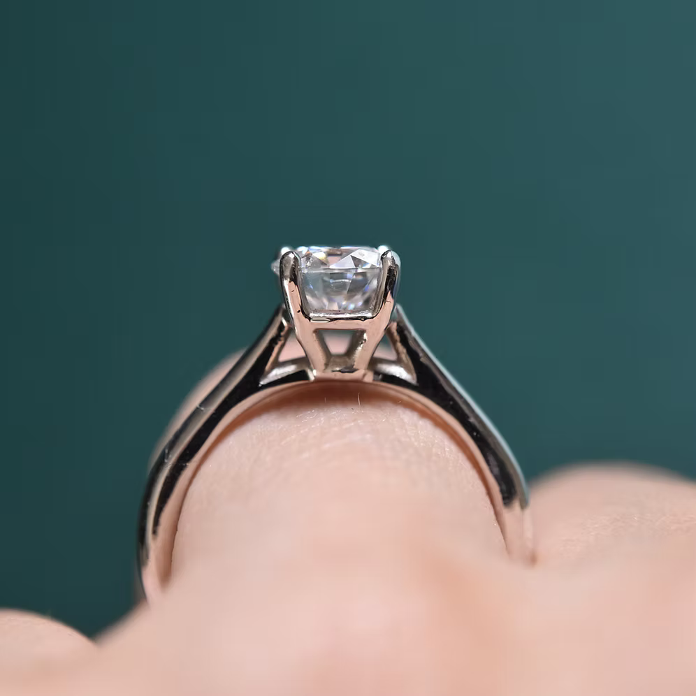 Moissanita 1ct