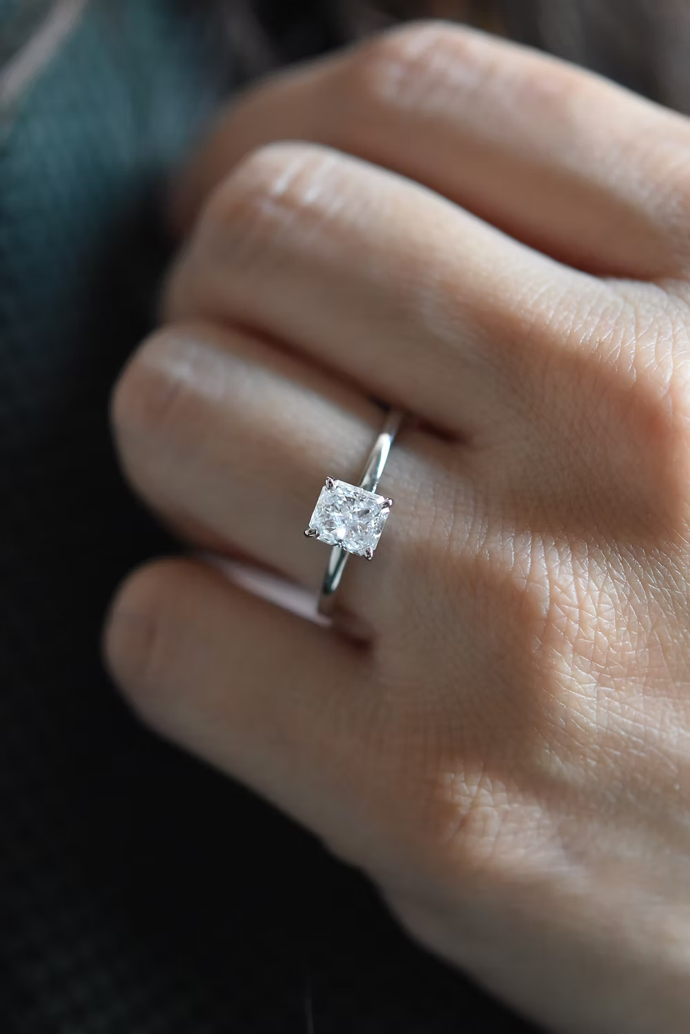 Labgrown Radiant 1.00ct D-VVS1 IGI