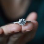 Moissanita 1.50cts Pavé