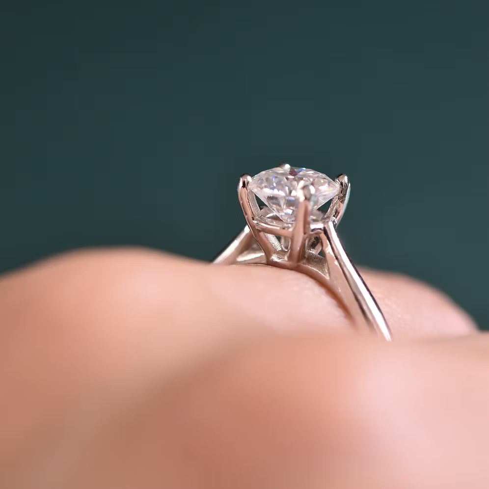 Moissanita 1ct