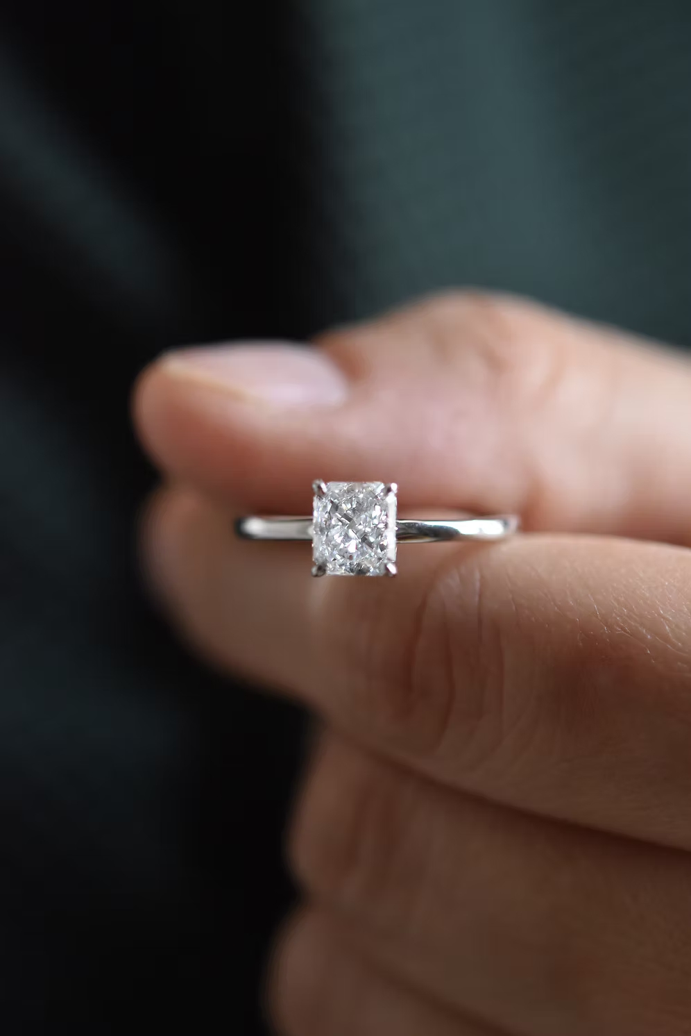 Labgrown Radiant 1.00ct D-VVS1 IGI