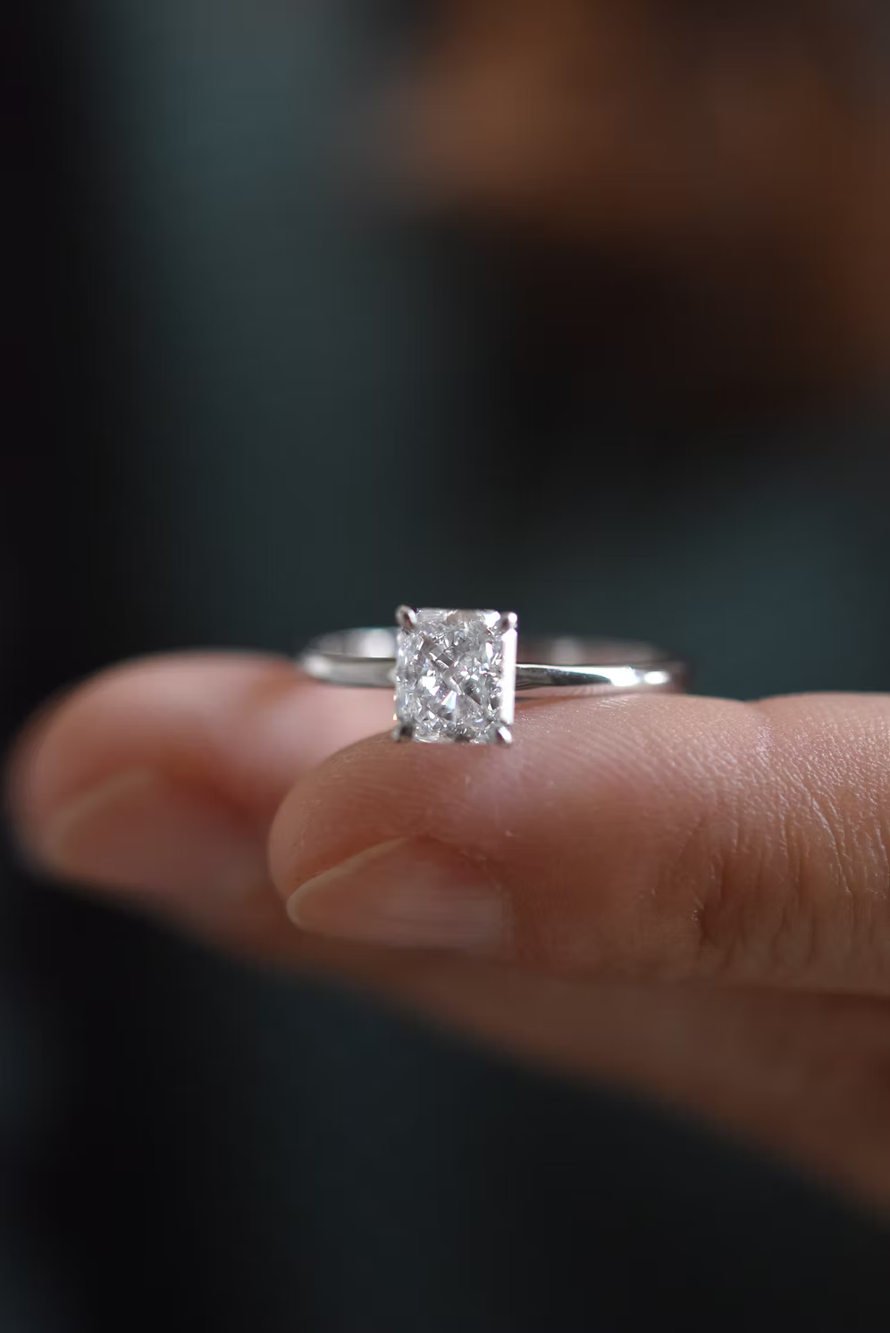 Labgrown Radiant 1.00ct D-VVS1 IGI