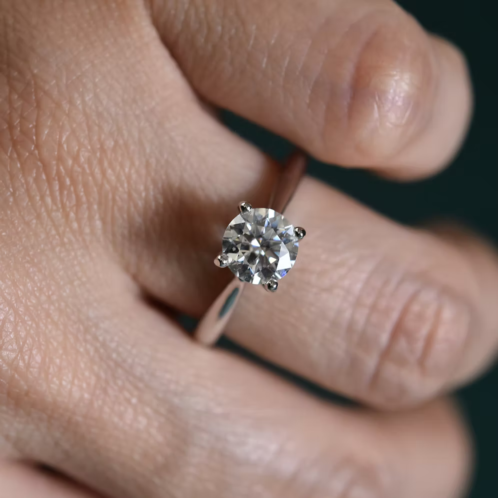 Moissanita 1ct
